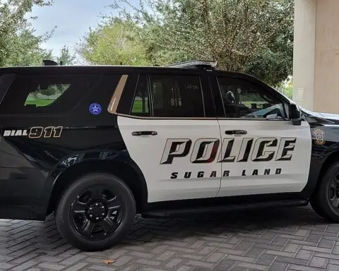 A Sugar Land police vehicle in Texas.