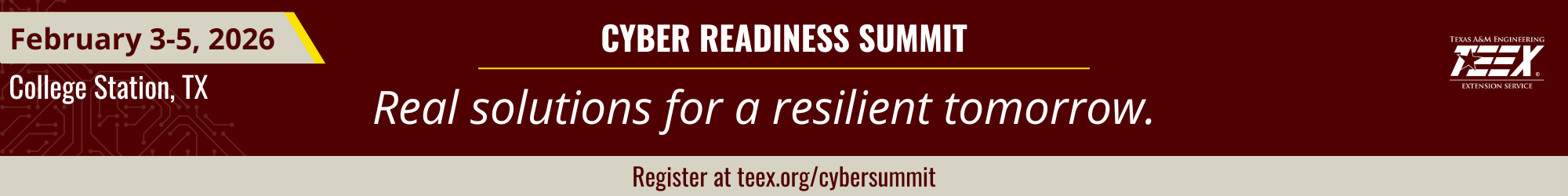 TEEX Cyber Readiness Summit