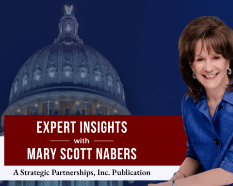 Mary Scott Nabers before the federal Capitol building in Washington D.C. for her weekly column.