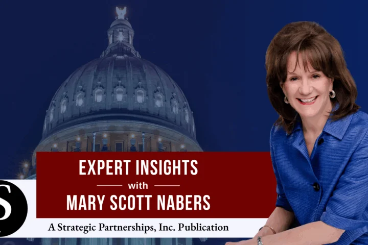 Mary Scott Nabers before the federal Capitol building in Washington D.C. for her weekly column.