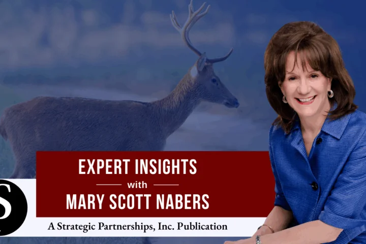 Mary Scott Nabers before a buck for her weekly column.