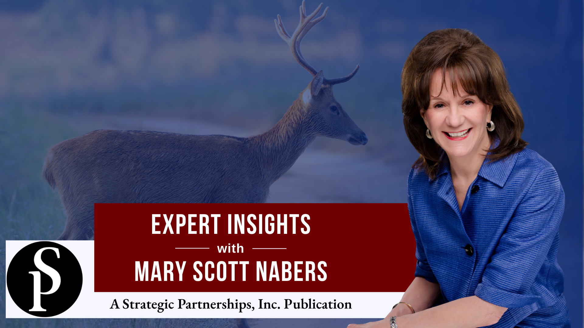 Mary Scott Nabers before a buck for her weekly column.