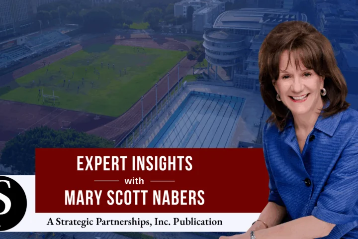 Mary Scott Nabers before campus wellness and recreation facilities for her weekly column.