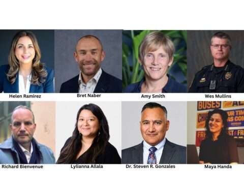 A collage of new public leaders.