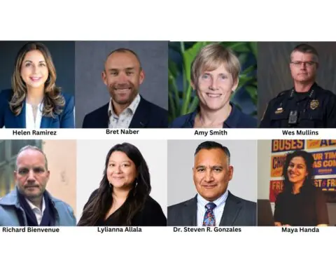 A collage of new public leaders.