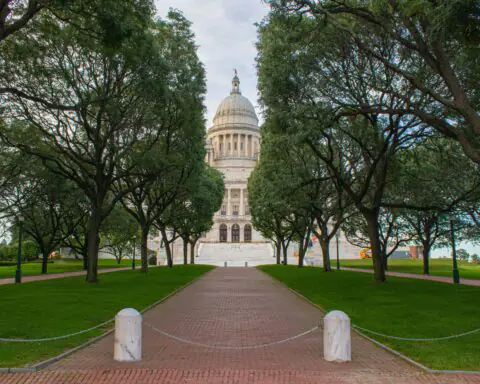 The Rhode Island Capitol Building in Providence.