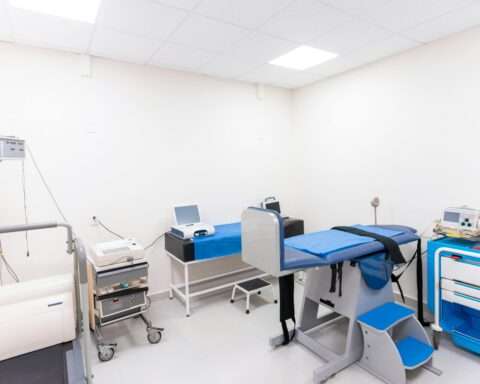 A treatment room without any person.