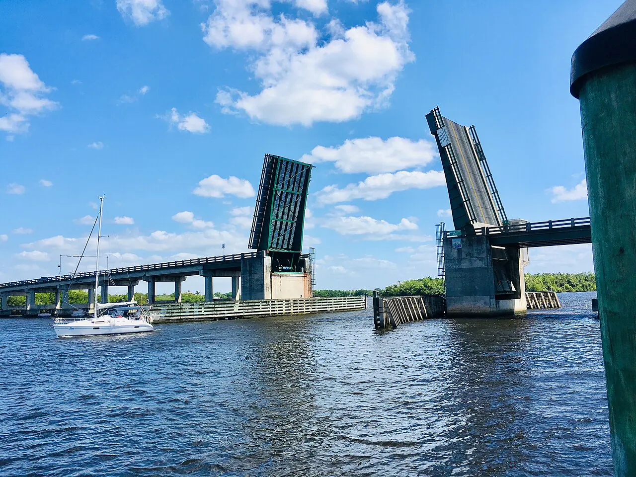 The Wilson Pigott bridge in Florida.