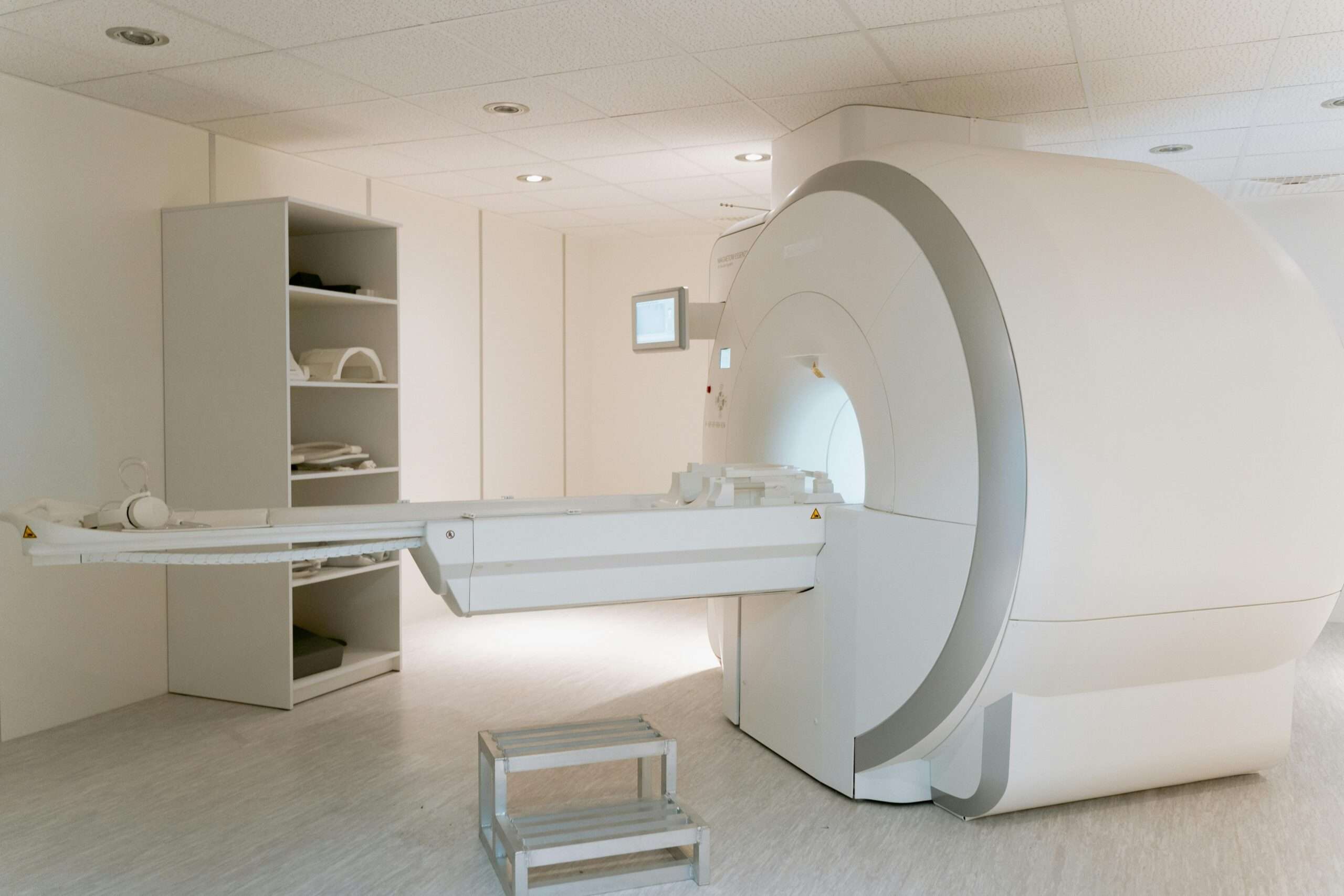 An MRI machine in a healthcare facility.