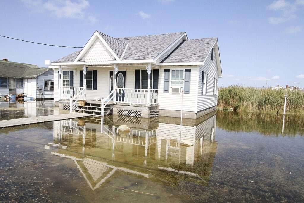 TANGIER, Va. – Tidal waters flood yards in this small Chesapeake Bay island fishing community here September 16, 2016. The community of roughly 470 residents are experiencing the impacts of sea level rise, erosion and land subsidence. Scientist estimate the island may become uninhabitable over the next 25 to 50 years if something is not done to help keep the island above water. (U.S. Army photo/Patrick Bloodgood)