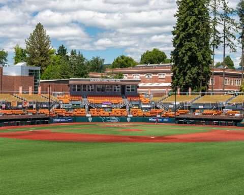 Goss Stadium for baseball on the campus of Oregon State University in Corvallis.