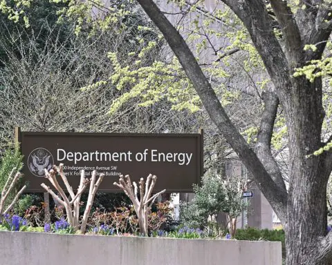 Department of Energy sign