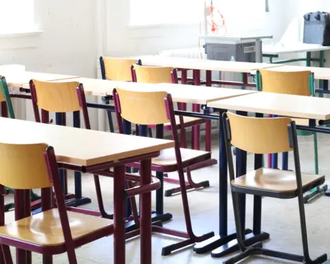 Inside of a classroom