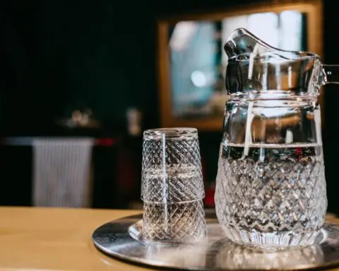 drinking water